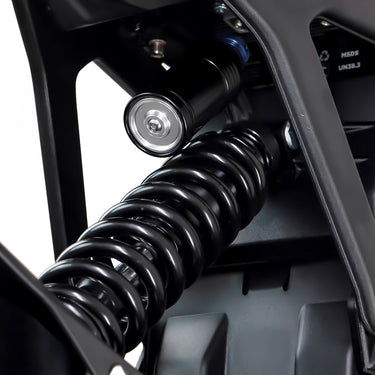 Rear suspension spring view